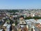 Center of Lviv, walks on the roofs.