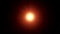 Center Optical Flares Explosion orange gold flares