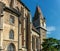 In the center of Perchtoldsdorf in Austria - the old Church with the famouse unique peel tower