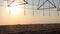 Center pivot irrigation at sunset 6