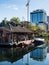 Center for Wooden Boats on the shores of Lake Union, with new construction underway at the