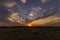 Centered ultra wide angle sunset photography in Misiones, Argentina