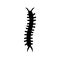 Centipede  icon or logo isolated sign symbol vector illustration