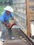 Central American Contractor Building a house