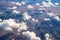 Central Arizona Project aqueduct in the desert aerial view