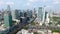Central Bangkok City Panorama Aerial view Video