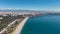 Central Beach Aerial View Turkey Antalya 4 K