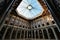 Central Courtyard covered by a octagonal dome with glass panels