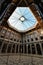 Central Courtyard covered by a octagonal dome with glass panels