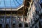 Central Courtyard covered by a octagonal dome with glass panels