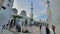 Central courtyard of Sheikh zayed Mosque, Solo Indonesia