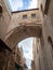 Central Ecce homo arch on Via Dolorosa, Jerusalem