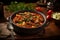 Central European Delight: Aromatic Goulash in Rustic Earthenware