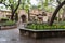 Central fountain at Tlaquepaque in Sedona, Arizona