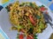 Central Javanese Fried Noodles With a sprinkling of delicious spices and herbs