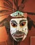 Central Kalamantan, Indonesia, May 20, 2022 - Ancient tribal war masks