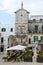 The central main square of Cisternino on Puglia