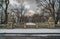 Central Park, New York City terrace bridge