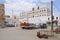 Central square of Shibam town, Hadramaut valley, Yemen.