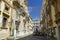 The central street of Trapani, Sicily, Italy