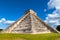 Centuries-Old Temple of Kukulkan at Chichen Itza, Yucatan, Mexico