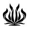 Century plant glyph icon