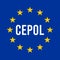 CEPOL, European Union agency for law enforcement training sign with the European flag