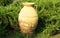 Ceramic amphora in the grass