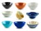 Ceramic bowl on white background