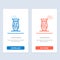 Ceramic, Culture, Global, India, Indian, Pottery  Blue and Red Download and Buy Now web Widget Card Template