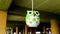 Ceramic Doll Owl Green stick