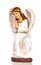Ceramic figure of the angel of the nativity scene
