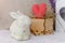 Ceramic figurine of the Easter bunny