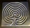 Ceramic finger labyrinth for meditative use
