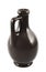 Ceramic glazed black vase