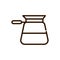 Ceramic maker coffee dripper line design