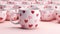 Ceramic Mug Heart Pattern Cozy Valentine\\\'s Day Drinkware Design