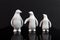 Ceramic Penguin Family