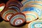 Ceramic plates, autumn fair products