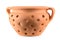 Ceramic pot with holes for baking chestnuts