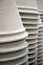 Ceramic pots in a stack