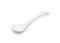 Ceramic spoon isolated on white background. Template of blank spoon for design.  Clipping paths