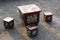 Ceramic stools and Table