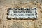 Ceramic street sign, Mdina.