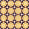 Ceramic tile background. Ornate colourful Azulejo tiles.