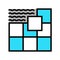 ceramic tile color icon vector illustration
