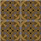Ceramic tile pattern aboriginal round check cross frame line