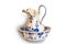 Ceramic water pitcher and bowl