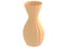 Ceramics vase 3d render in beige