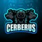 Cerberus mascot esport logo design